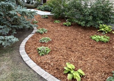 Landscaping and mulch by Lush Landscaping