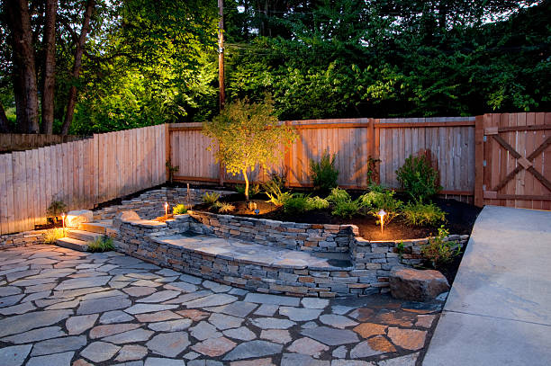 Urban backyard
