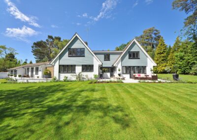 Nicely restored lawn