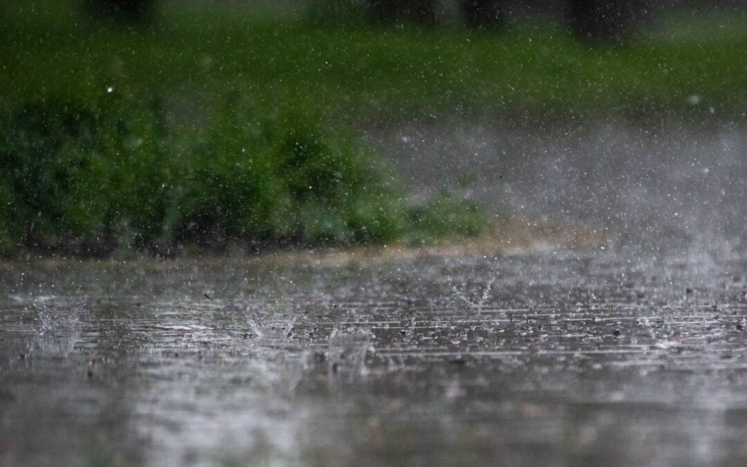 heavy rain pouring down during a storm